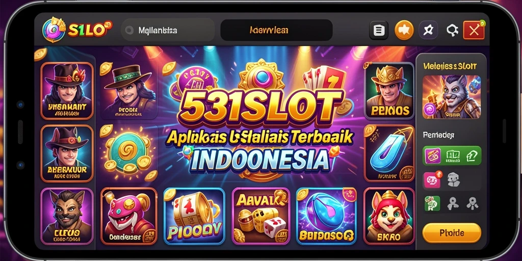 Tampilan screenshot aplikasi 531SLOT yang menarik dan interaktif.