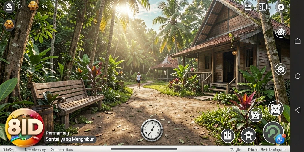 Tangkapan layar menampilkan gameplay 8ID yang seru dan penuh warna.