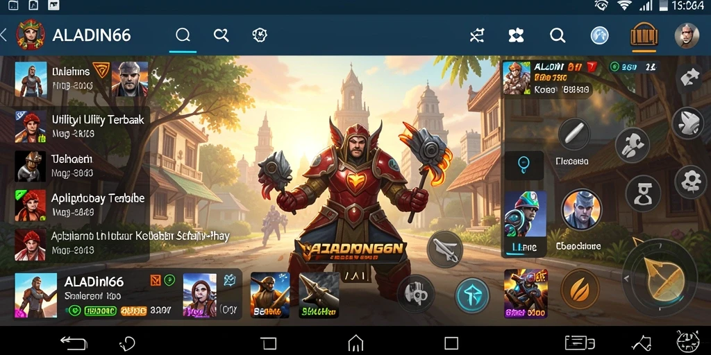 Tampilan antarmuka ALADIN66 yang sederhana dan fungsional.