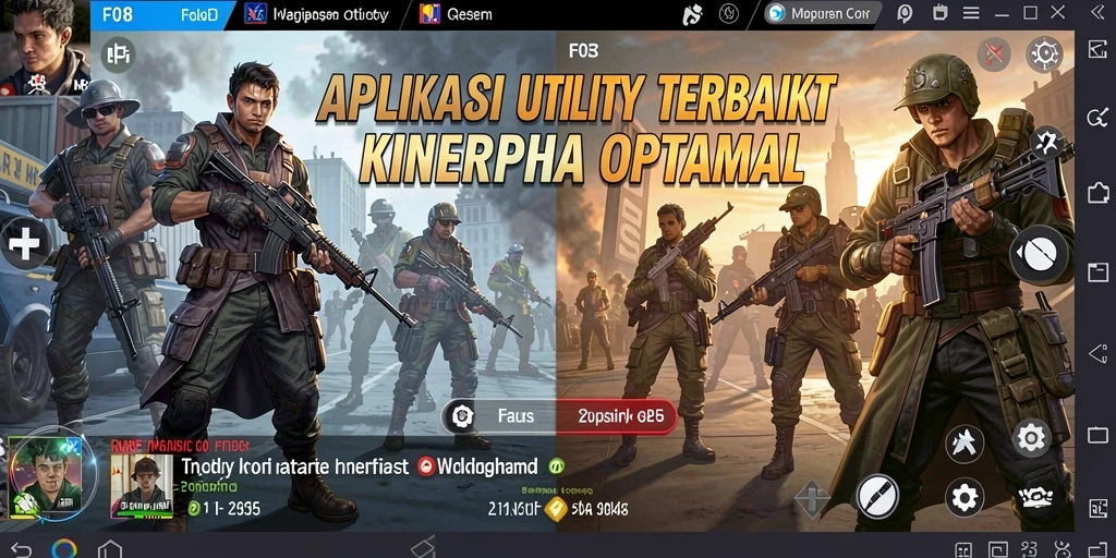 Tampilan antarmuka F08 saat mengoptimalkan perangkat.