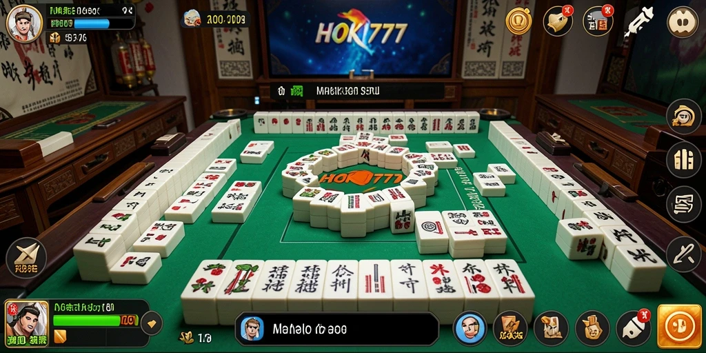 Gameplay seru HOKI777 dengan ubin Mahjong yang menarik.