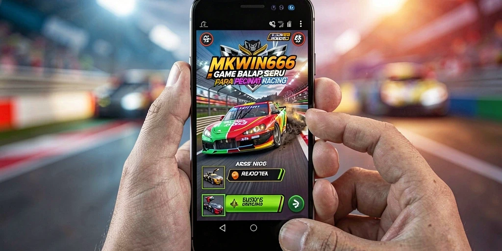 Gameplay seru dari MKWIN666 yang menampilkan balapan menegangkan.