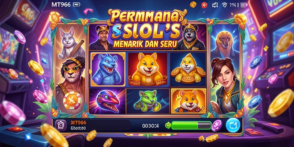 Tampilan grafis menarik dari gameplay MT966 yang menawan.