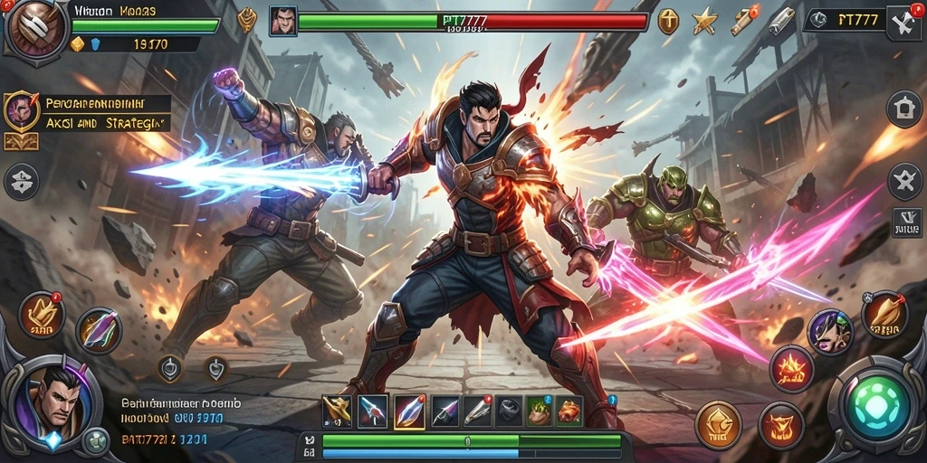 Tampilan gameplay PT777 yang menegangkan dan seru.