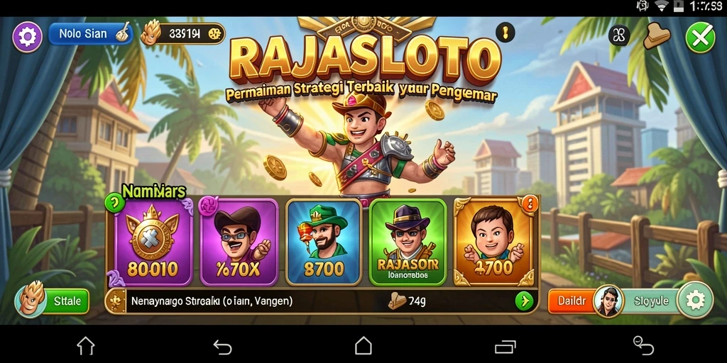 Gameplay menegangkan dan strategi yang kompleks di RAJASLOTO.