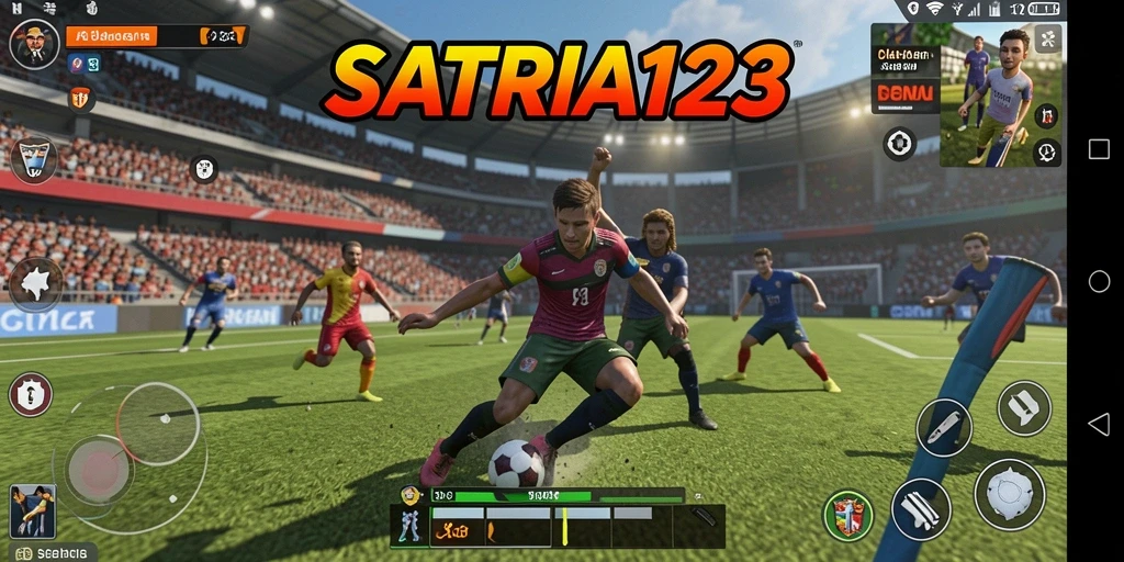 Tampilan gameplay yang menarik dalam SATRIA123.