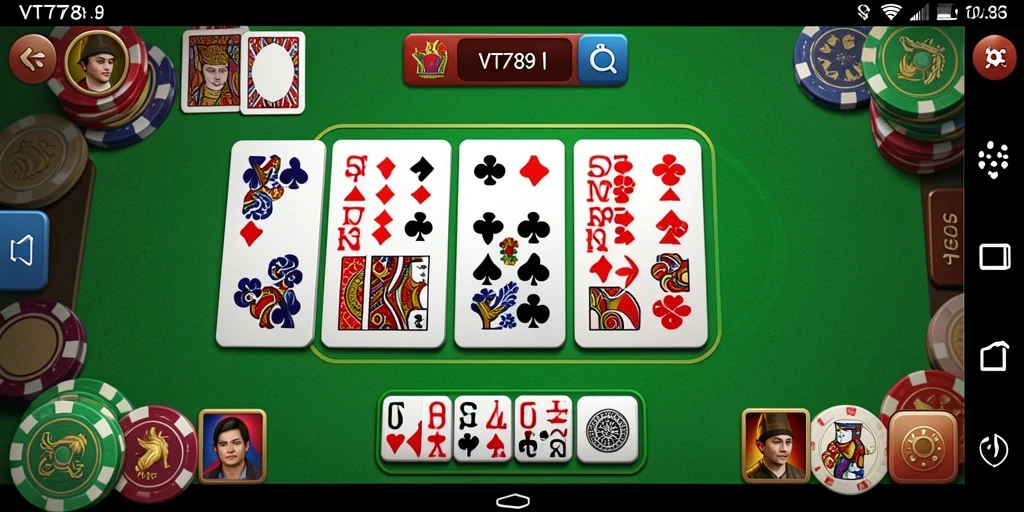 Screenshot gameplay dari VT789 yang menampilkan aksi seru permainan Domino.
