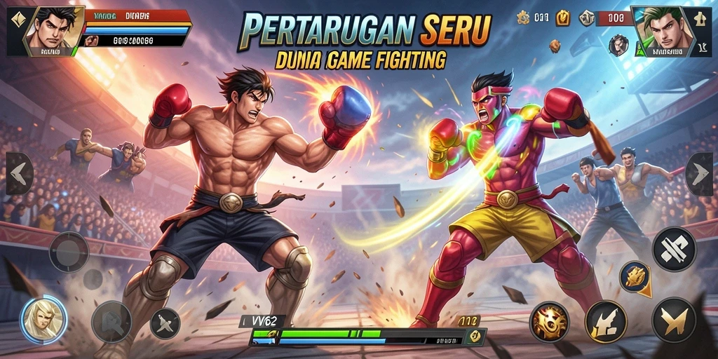 Screenshot VV62 menampilkan karakter dalam pertarungan yang epik dan mendebarkan.